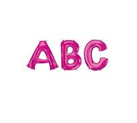 Amscan 3542801 Pink Letter N Foil Balloon-1 Pc, 34"