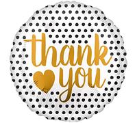 Amscan 3564901 Round Foil Balloon, SD-C:Thank You Modern Dots, Small