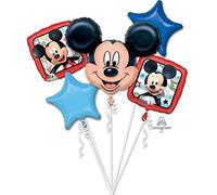 amscan 3622601 - Bqt: Disney Mickey Mouse 5 Piece Foil Balloon Bouquet P75