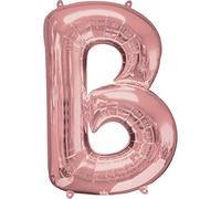 Amscan 3656501 S/Shape:Letter B Rose Gold