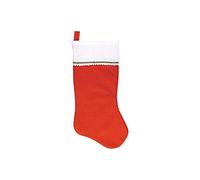 amscan 370003 Red Christmas Felt Stockings 45cm - 1 Pc, 45 cm