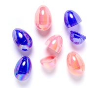 amscan 370455 Amscan - Easter Re-fillable Plastic Unicorn Eggs for Egg Hunts - 6 Pack