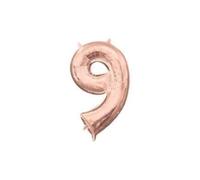 Amscan 3749411 16In: '9' Rose Gold