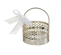 amscan 380012 Silver Filigree Candy Basket - 1 Pc