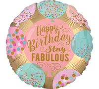 Amscan 3807401 Sd-C:Happybirthdaystayfabulous