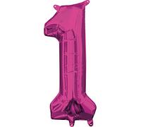 Amscan 3823611 16In: '1' Pink