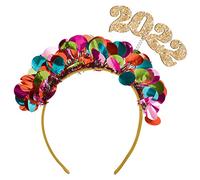 Amscan 3902527 New Year 2022 Metallic Headband Bopper | Colorful