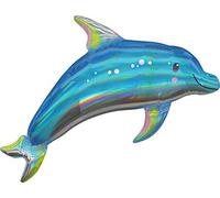 Amscan 3937601 S/Shape:Irides Blue Dolphin