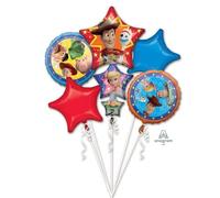 amscan 3951501 - Bqt: "Toy Story 4" Birthday Party 5 Piece Foil Balloon Bouquet P75