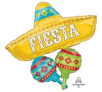 Amscan 3953601 S/Shape:Papel Picado Fiesta Cl