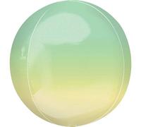 Amscan 3984601 Orbz:Ombre Yellow & Green