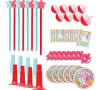 Amscan 399739 - Magical Unicorn Kids Birthday Party Bag Toy Favours - 48 Pack