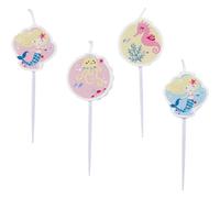Amscan 4 Pick Candles Be A Mermaid