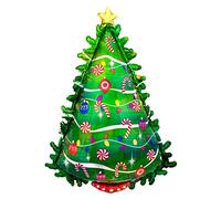 Amscan 4042601 S/Shape: Holo Green Christmas