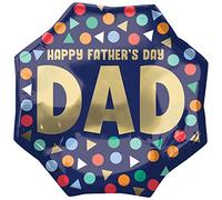 amscan 4094901 - Supershape "HAPPY FATHER'S DAY DAD" Foil Party Balloon