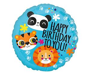 Amscan 4122201 Sd-C: Lion Tiger & Panda Hbd