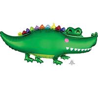 Amscan 4122301 S/Shape: Happy Gator, Green