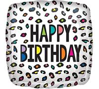 Amscan 4130601 Sd-Sq:Rainbow Leopard Birthday