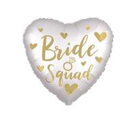 Amscan 4175001 - Bride Squad Satin Luxe Heart Foil Balloon - 18"