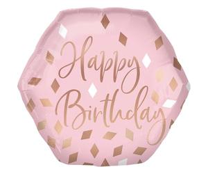 Amscan 4211501 S/Shape: Blush Birthday