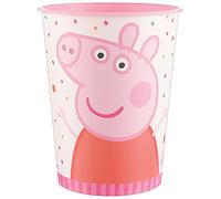 Amscan 422626 Peppa Pig Plastic Favor Cup-16 oz. | Pink | Tableware | 1 Pc, Multicolor
