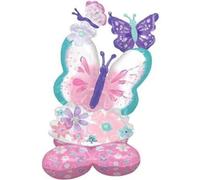 amscan 4280911 - Airloonz: Flutters Butterfly Foil Balloon P70 (28"/71Cmx 44"/111Cm)