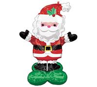 amscan 4295211 - Airloonz: Christmas Santa Foil Balloon P70 (40"/101Cmx 53"/134Cm)