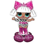 amscan 4302511 - Airloonz: Lol Doll Glam Diva Foil Balloon P70 (35"/88Cmx 47"/119Cm)