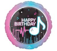 Amscan 4319601 - Internet Famous Birthday Round Foil Balloon, 17"