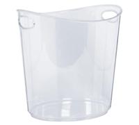 amscan 431978 Premium Re-usable Clear Plastic Beer Wine & Champagne Bottle Cooler Ice Bucket