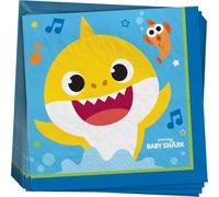 Amscan 512527 - Baby Shark Party Luncheon Paper Napkins - 16 Pack
