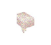 Amscan 570123 - Just Chillin' Summer Party Flannel Backed Table Cover - 1.32m x 2.28m, Pink/Red/White/Back