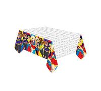 amscan 571609 Comics DC Super Hero Girls Rectangular Plastic Tablecover - 1 Pc, one size