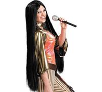 Amscan 70s Disco Turn Back Time Synthetic Fibre WigOne Size Multicoloured SG363