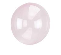 Amscan 8284911 Clearz: Crystal Light Pink