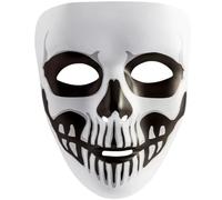 amscan 841322-55 - (BOX6) Adult Plastic Black & Bone Horror Skull Mask