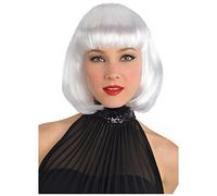 amscan 843450-55 Adult Platinum White Party Wig, 1 Pc