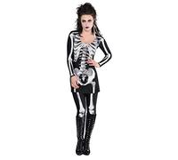 Amscan 844241-55 Adult Bare Bones Skeleton Costume, Size 14-16, 1 Pc