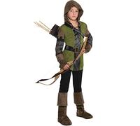 amscan 845713-55 Child Boys Prince of Thieves Fancy Dress Robin Hood Costume Outfit (Age 12-14 years), Brown/Green