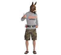 amscan 845760-55 Adult Jackass Party Costume-Standard Size, Men, Non-Solid Colour