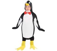 amscan 847157-55 - Kids Penguin Hooded Tunic Fancy Dress Costume Age: 3-4 Years