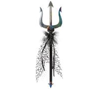 Amscan 849996-55 - Adults Sea Siren Mini Trident Mermaid Fancy Dress Accessory, Black