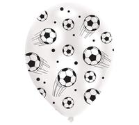 amscan 9900716 Soccer Ball Latex Party Balloon Decoration-6 Pcs