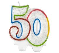 amscan 9900812 Candle num. 50 Milestone