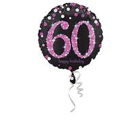 Amscan 9900874 - Pink Sparkling Celebration 18th Birthday 11 Inch Latex Balloons - 6 Pack