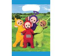 Amscan 9901193 - Teletubbies Birthday Party Plastic Loot Bags - 8 Pack