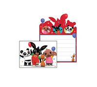 amscan 9901509 - Official Licensed Bing Invitations & Envelopes (8 Pack) Party Supplies