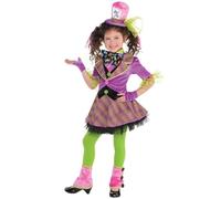 amscan 9901797 - Kids Mad Hatter Girl World Book Day Fancy Dress Costume Age: 6-8 Yrs