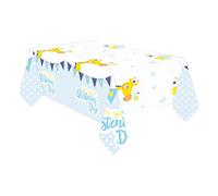 amscan 9901954 Blue On your Christening Day Tablecovers 1.2m x 1.8m - 1 Pc