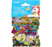 Amscan 9902113 - Rainbow Unicorn Kids Birthday Party Table Confetti Scatters - 3 Bags